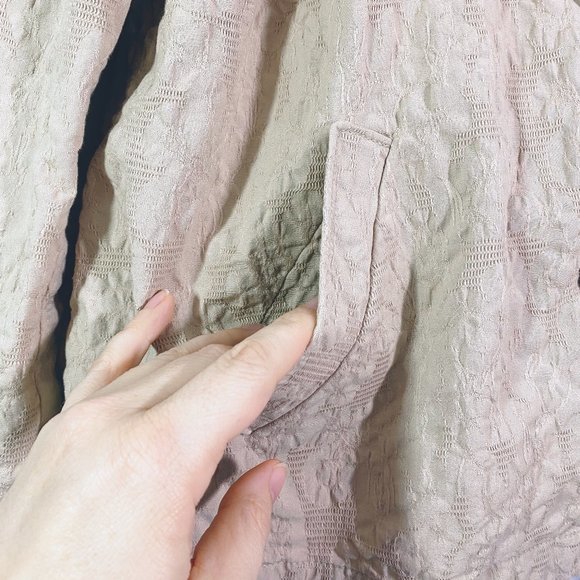 J Jill Cropped A-Line Stretch Jacket Textured - Picture 7 of 12